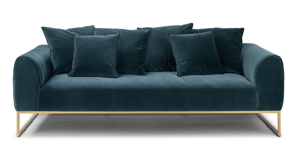 Kits Pacific Blue Sofa - Image 0