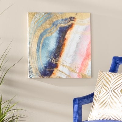 'Marianna Abstract Art' Wrapped Canvas Graphic Art Print on Canvas - Image 0