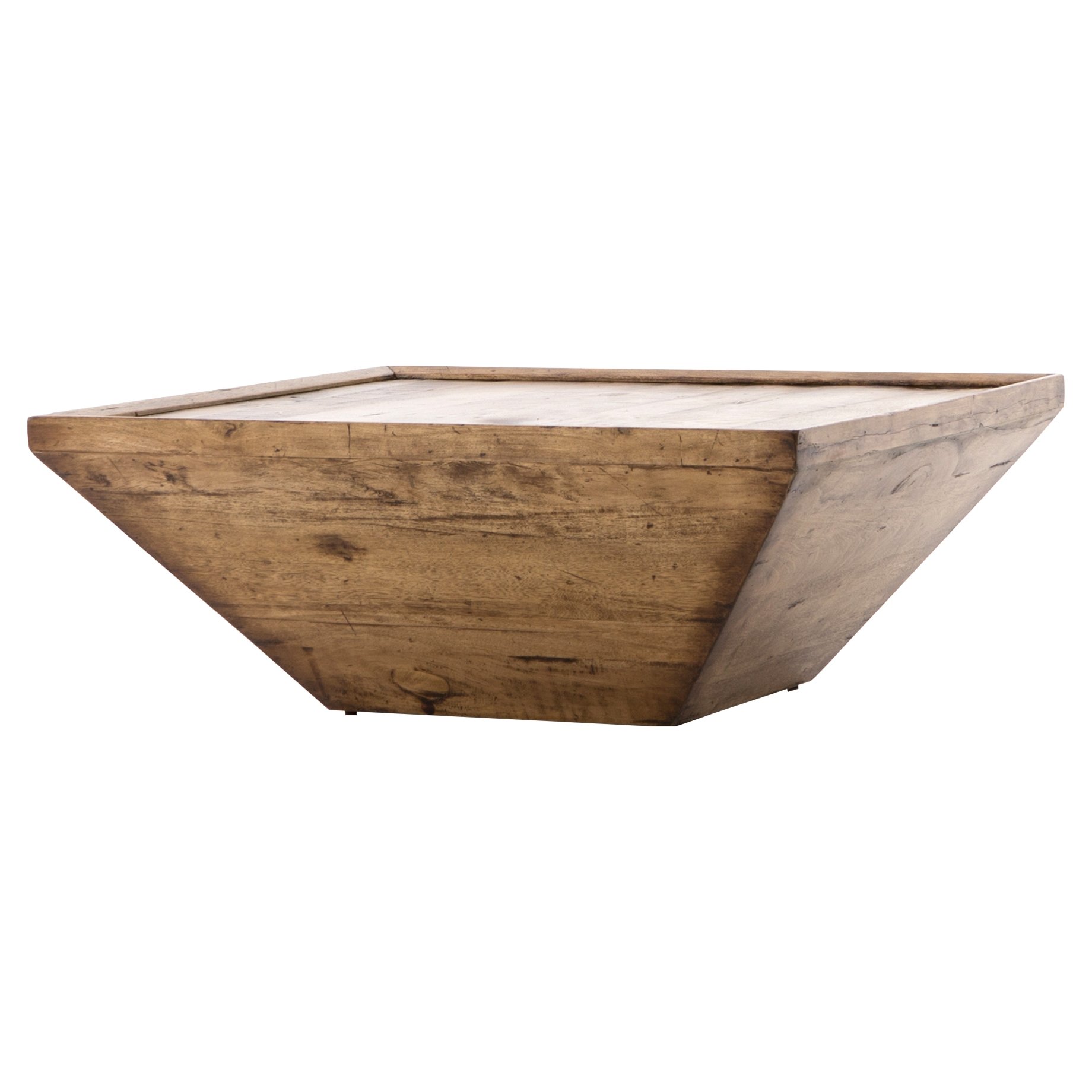 Eckard Rustic Lodge Geometric Reclaimed Wood Coffee Table - Image 0