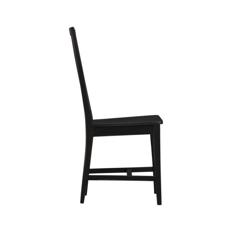 Village Bruno Black Wood Dining Chair - Image 10