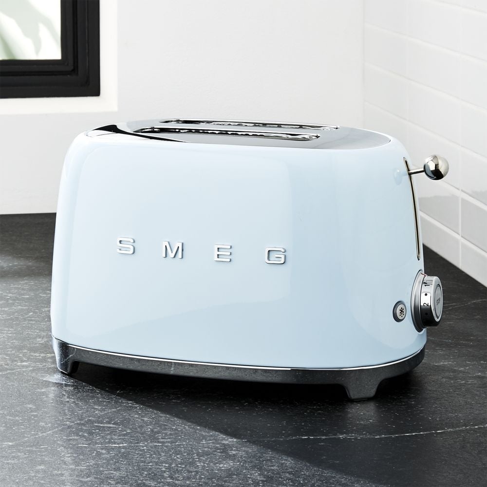 SMEG Pastel Blue 2-Slice Retro Toaster - Image 0