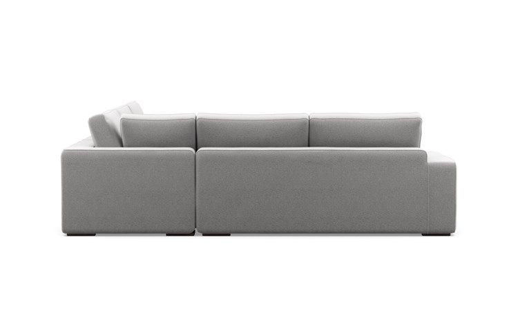 Ainsley Corner Sectional with Ash Fabric and Oiled Walnut legs - Image 3