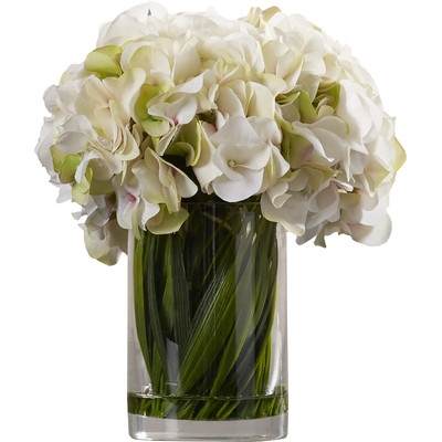 Collingwood Hydrangea Floral Arrangement in Vase - Image 0