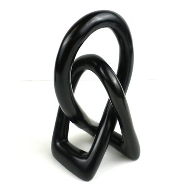Riker Natural Soapstone Lovers Knot Sculpture - Image 0