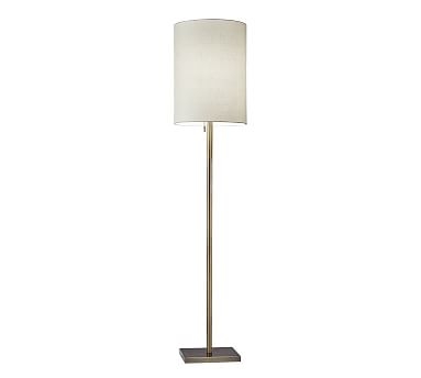 Forsyth Metal Floor Lamp, Brass - Image 2