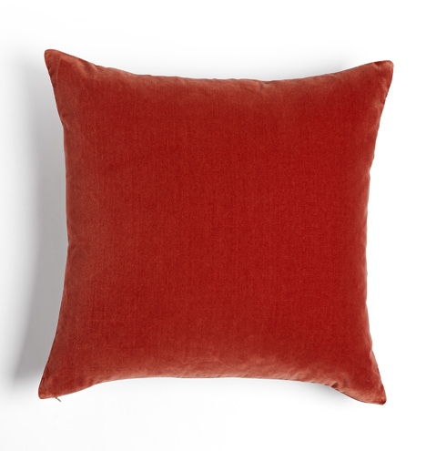 Italian Velvet Pillow Cover - Ember - Image 1