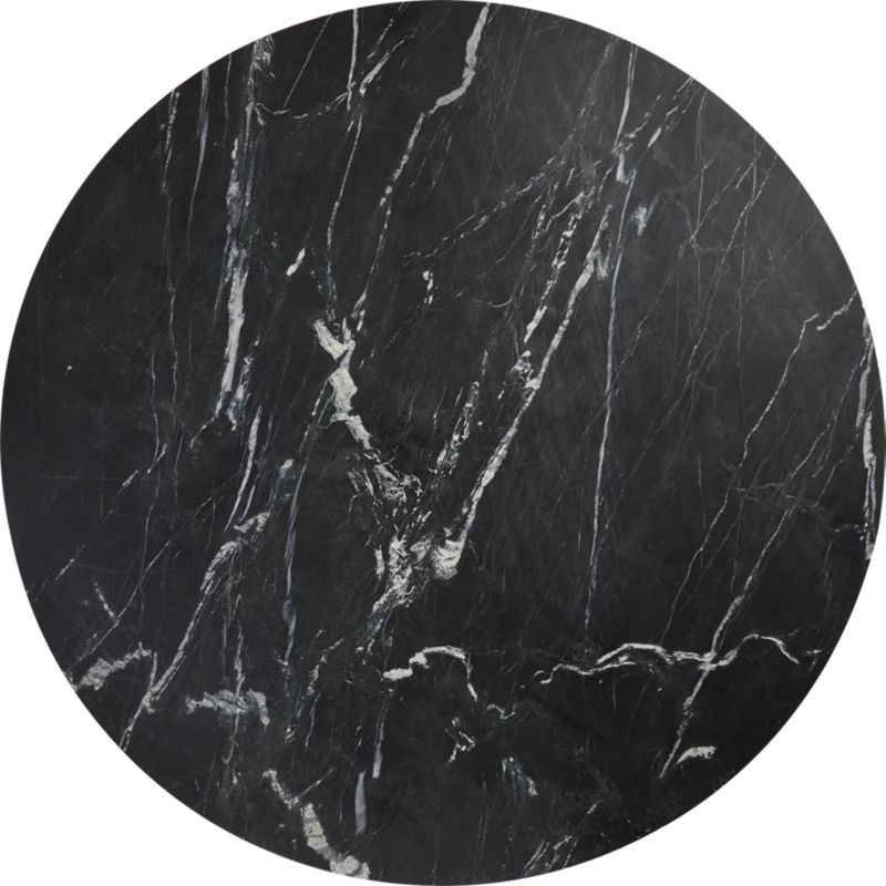 Cypher Black Marble Dining Table - Image 4