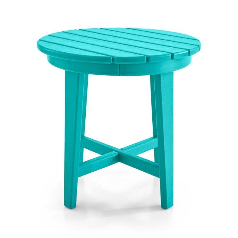 Vista II Aruba Adirondack Outdoor Side Table by POLYWOOD® - Image 2