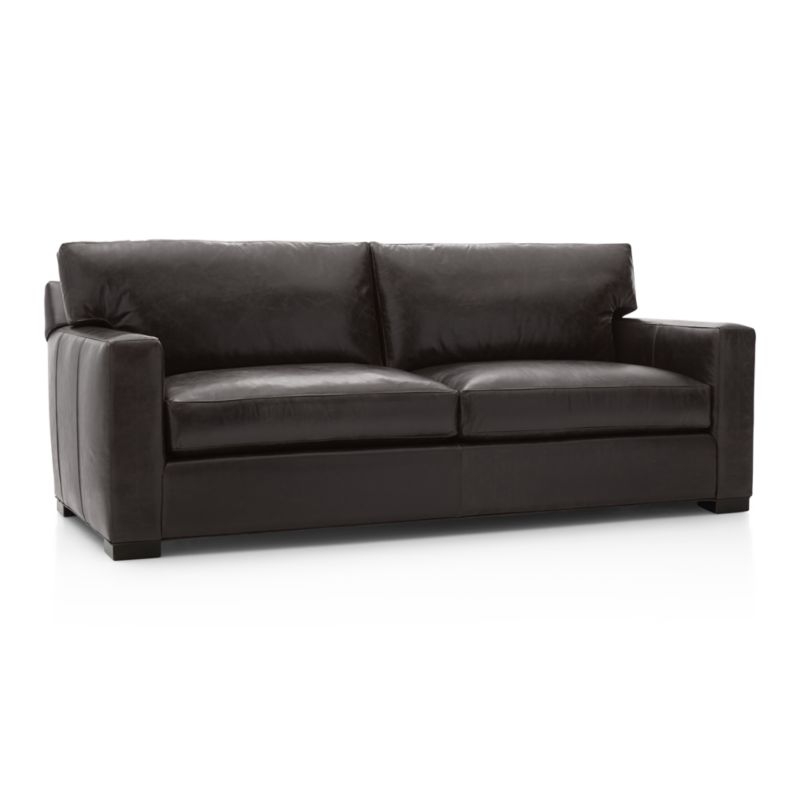 Axis Leather 2-Seat Queen Sleeper Sofa with Air Mattress - Image 3