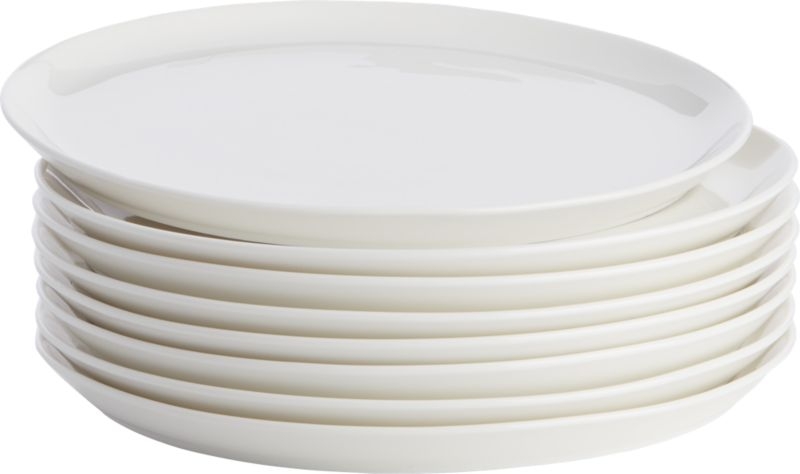 Contact White Dinner Plates Set of 8 - Image 4