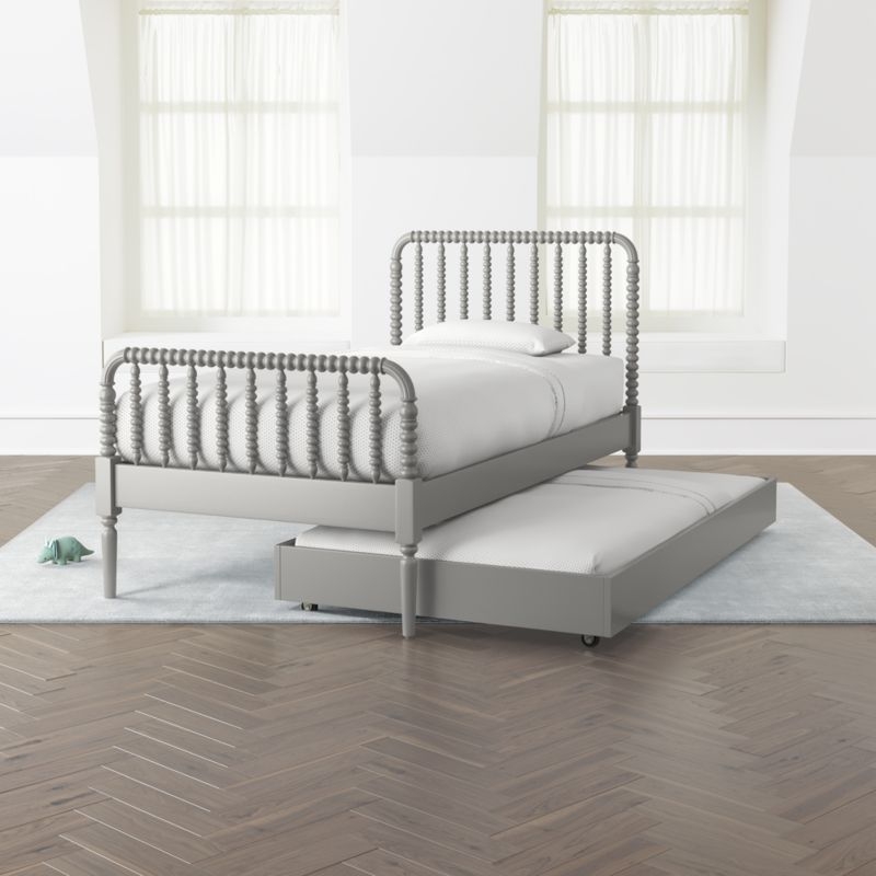 Jenny Lind Grey Queen Bed - Image 2