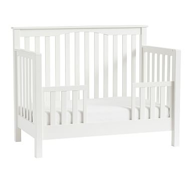 Kendall 4-in-1 Toddler Bed Conversion Kit, Simply White, UPS - Image 0