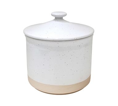 Casafina Fattoria Kitchen Canisters, Stone - Large - Image 0