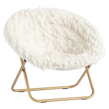 Winter Fox Faux-Fur Hang-A-Round Chair - Image 0