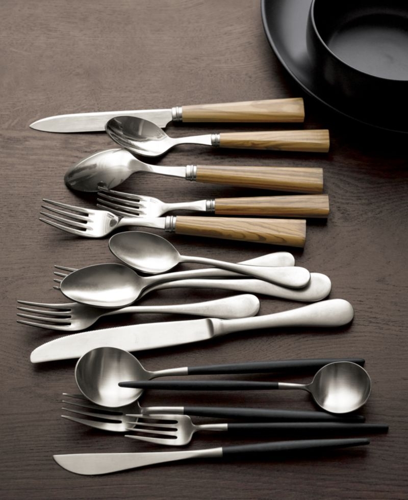 Aero Black 5-Piece Flatware Place Setting - Image 4