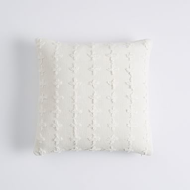 Soft Textured Pillow Cover, 18 x 18, Ivory - Image 0