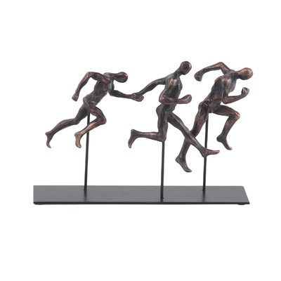 Hepner Traditional Running Men Resin Figurine - Image 0