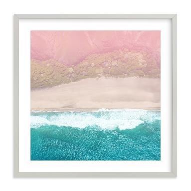 Secret Beach Framed Art by Minted(R), 16"x16", Gray - Image 0
