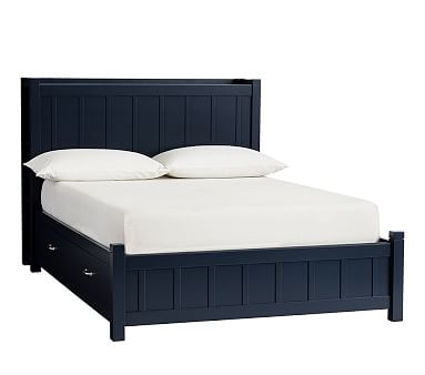 Camp Full Storage Bed, Navy, In-Home Delivery - Image 0