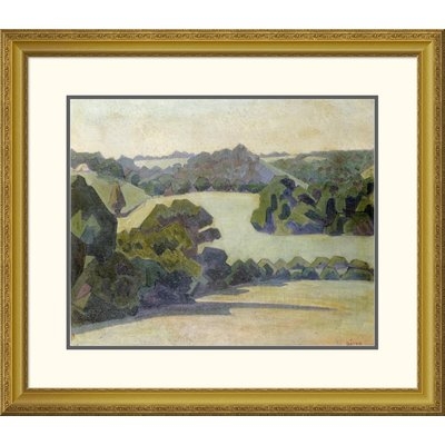 'West Country Landscape' by Robert Bevan Framed Painting Print - Image 0