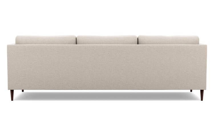 Oliver Sofa with Beige Linen Fabric and Oiled Walnut legs - Image 3