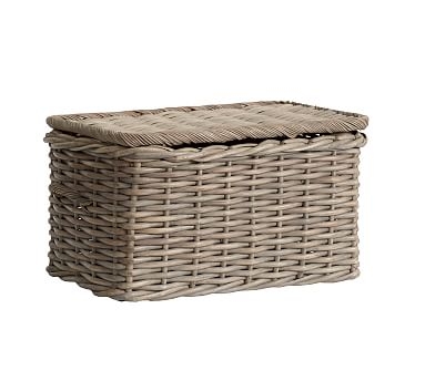 Aubrey Woven Large Lidded Basket - Image 0