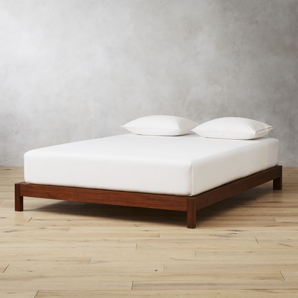 Simple Wood Bed Base Queen - Image 0