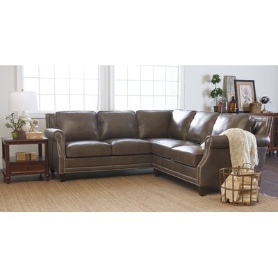Mcrae Leather Sectional - Image 0