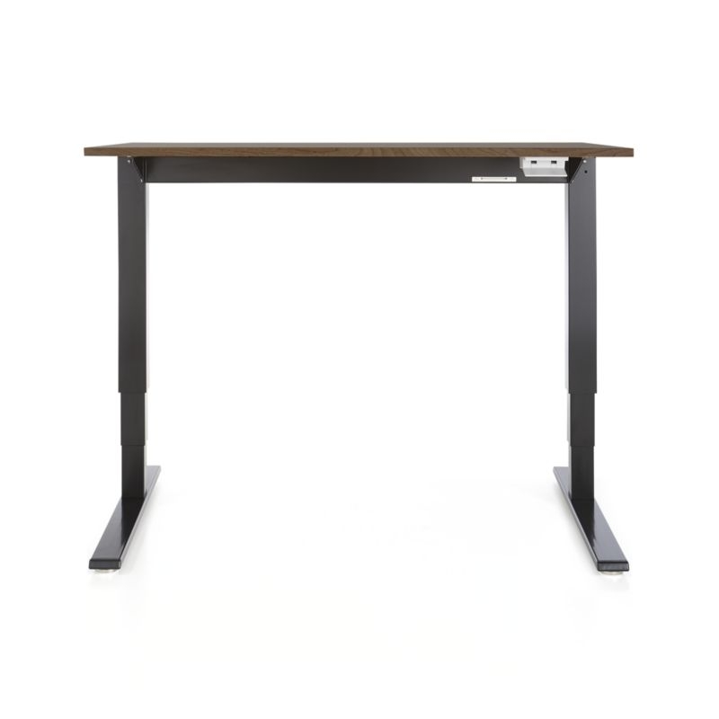 Humanscale ® Float ® Sit/Stand 48" Walnut Desk - Image 7