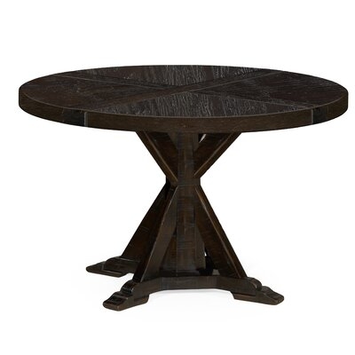 Circular Solid Wood Dining Table - Image 0