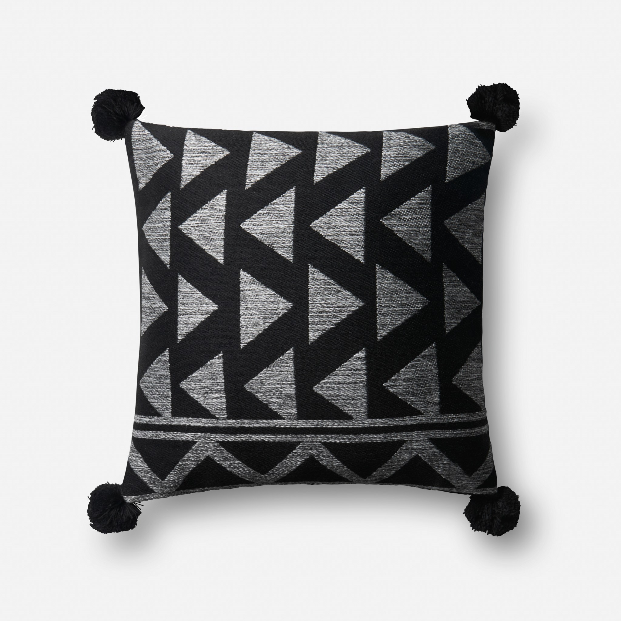 PILLOWS - BLACK / WHITE - 18" X 18" Cover Only - Image 0