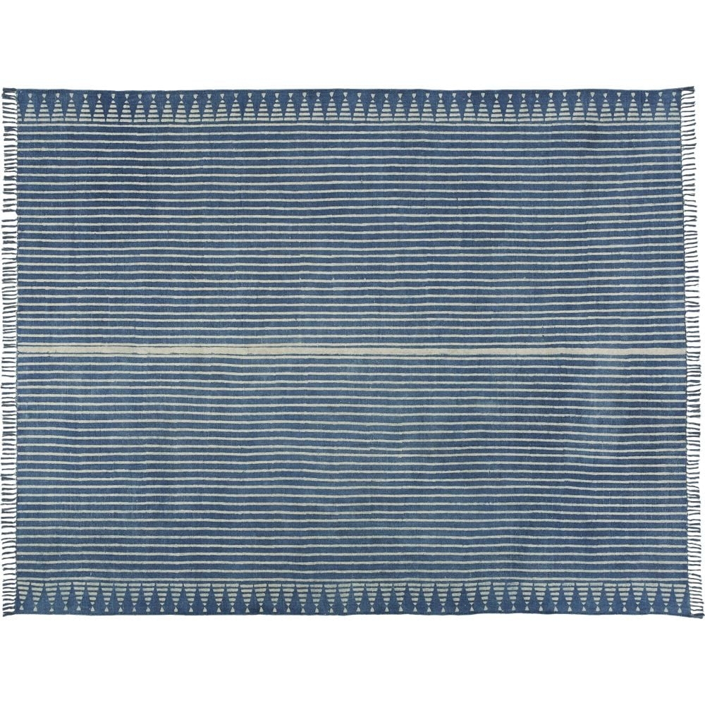 Verso Indigo Blue Striped Rug 8'x10' - Image 0