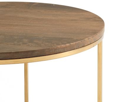 Delaney Round Coffee Table, French Gray - Image 3