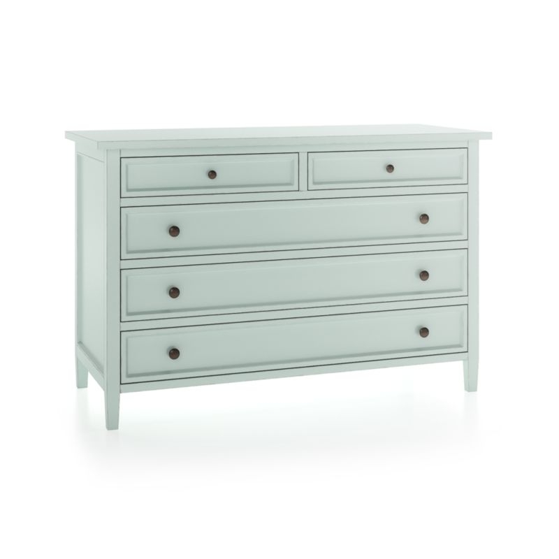 Harbor Blue Grey 5-Drawer Dresser - Image 2