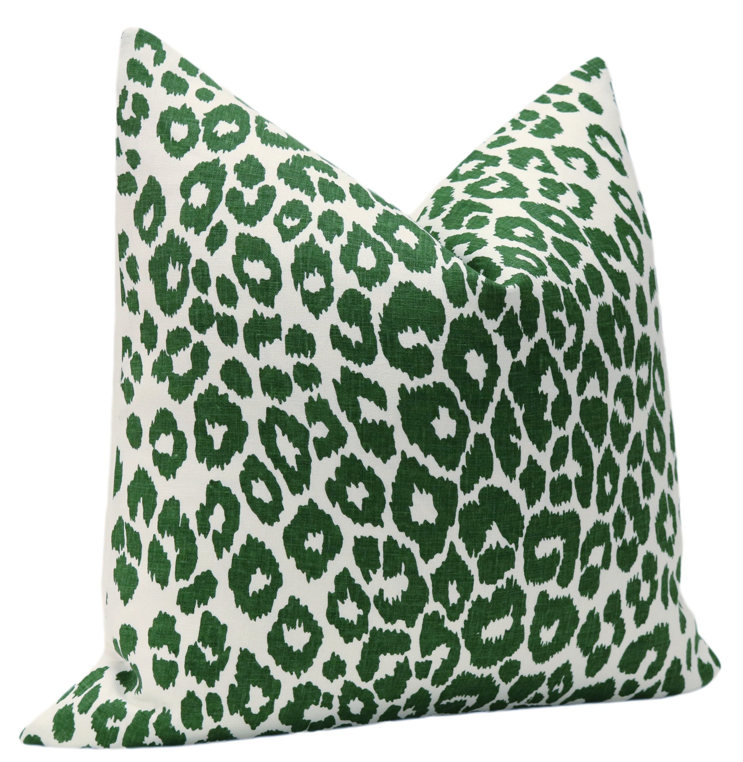 ICONIC LEOPARD // GREEN - Sample 4" X 4" - Image 1