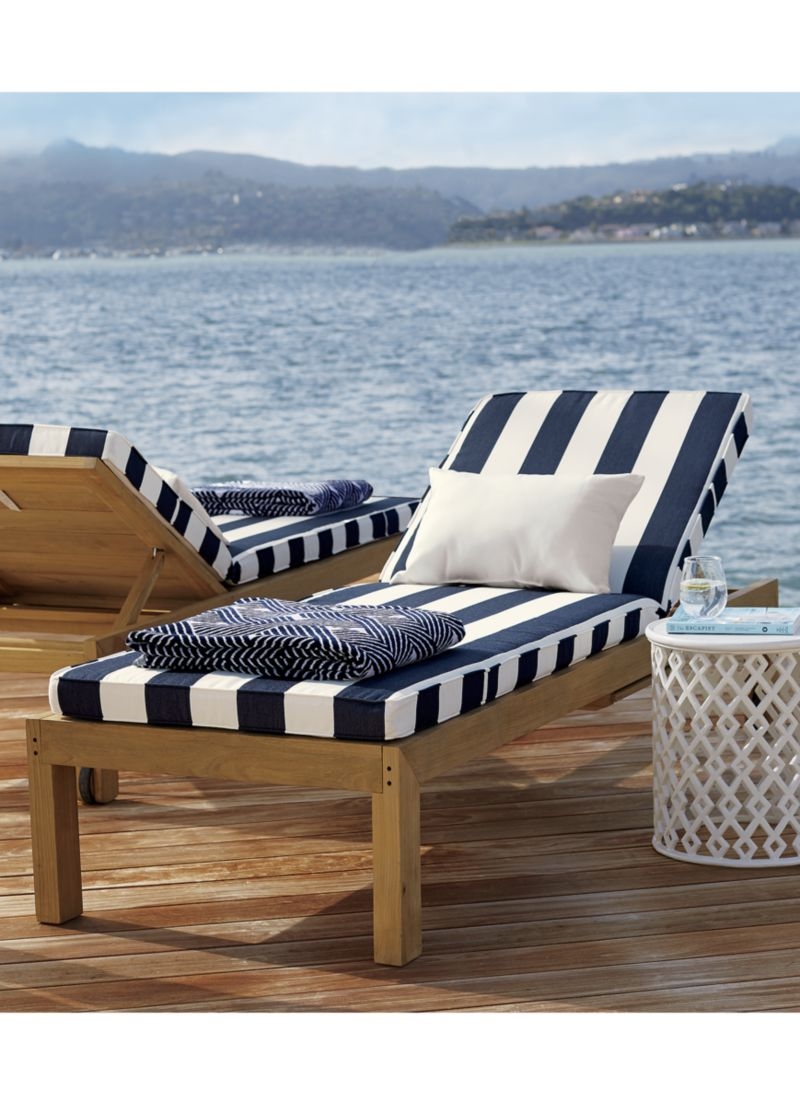 Sunbrella ® 20"x13" White Sand Outdoor Lumbar Pillow - Image 5