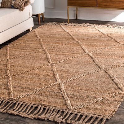 Augustine Hand-Woven Natural Area Rug - Image 0