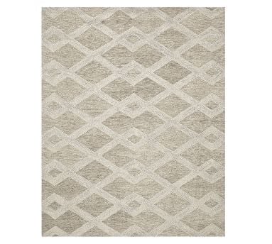 Chase Textured Hand Tufted Wool Rug, 9x12', Natural - Image 5