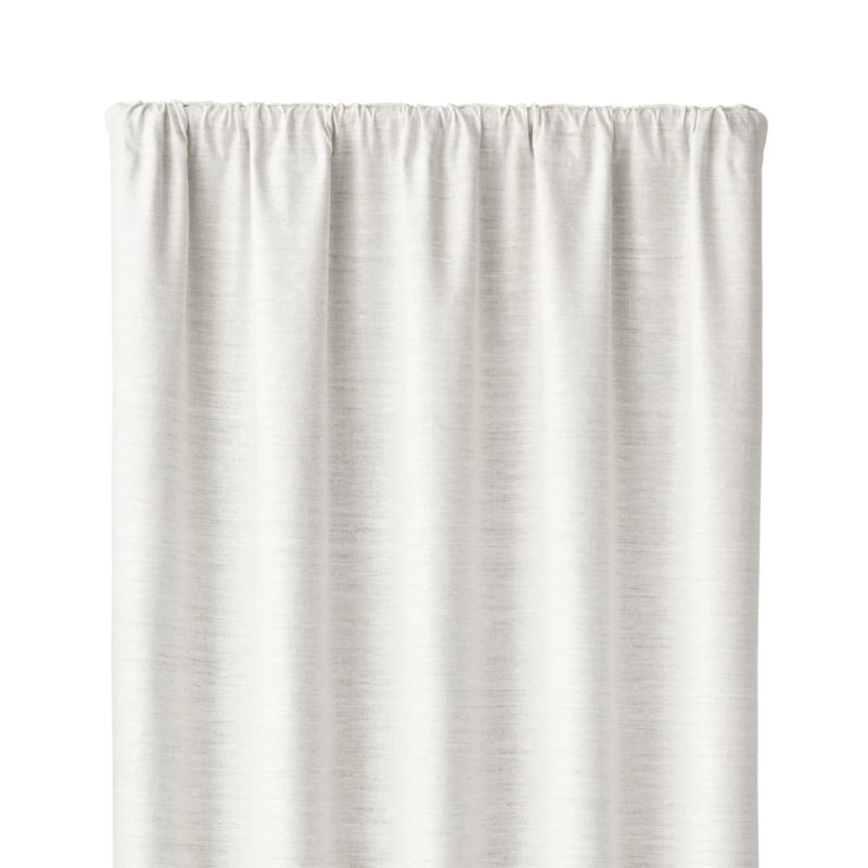 Silvana Ivory Silk Blackout Curtain Panel 48"x108" - Image 3