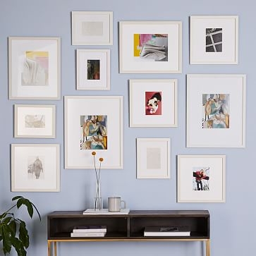Gallery Frames, White, Set of 12 - Image 0
