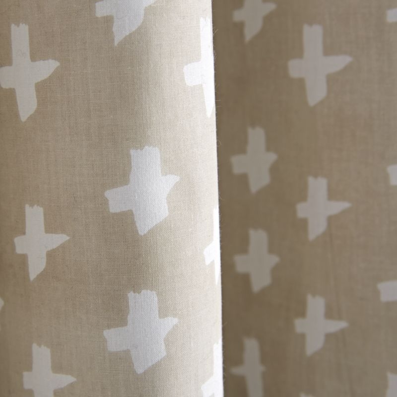 Freehand 84" Beige Blackout Curtain - Image 7