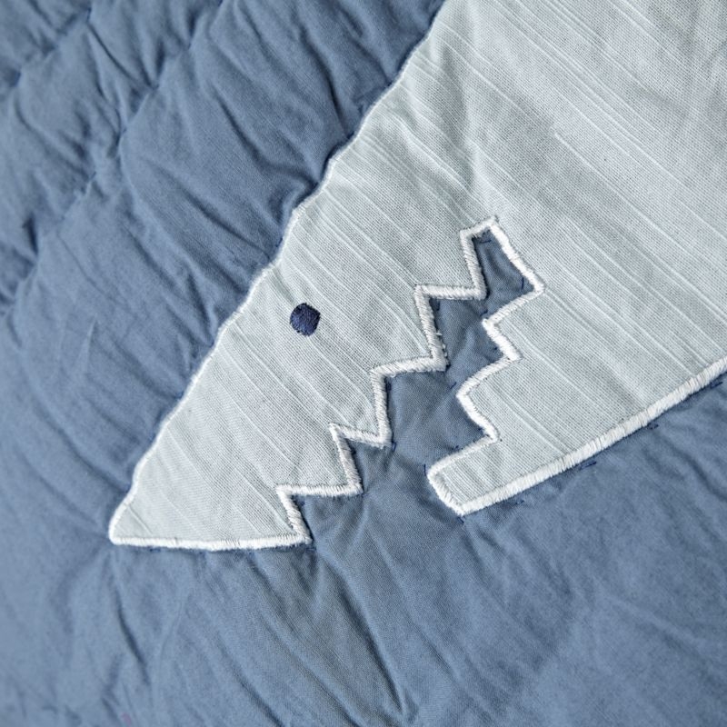 Shark Bait Full-Queen Quilt - Image 1
