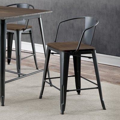 Kayman Industrial Counter Height Dining Chair - Image 0