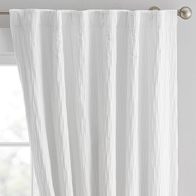 Allover Pleated Blackout Drape, 96", Ivory - Image 0