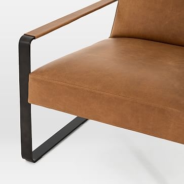 Adrian Leather Chair, Palomino - Image 4