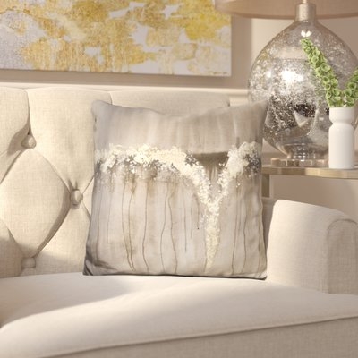 Edgware Champagne and Falls Throw Pillow - Image 0