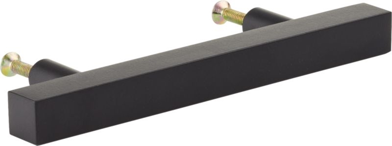 4" Matte Black Square Handle - Image 3