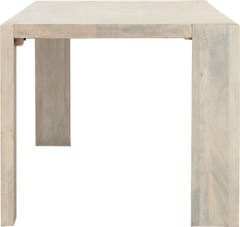 Blox White Wash Dining Table 35"x91" - Image 4