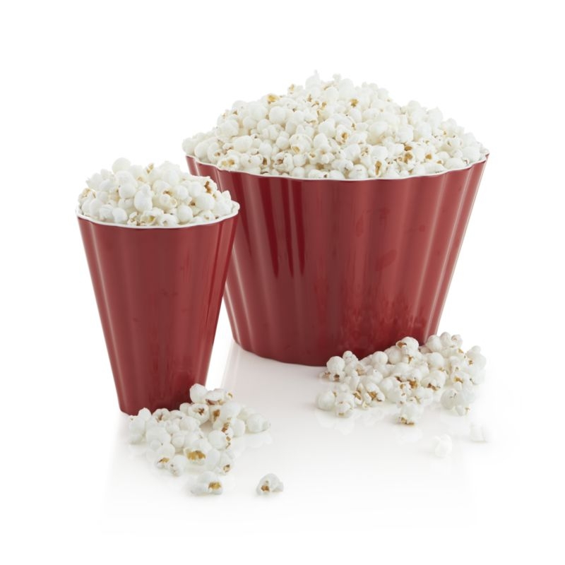 Scalloped Melamine Popcorn Tub - Image 5