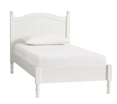 Catalina Without Footboard Bed, Twin, Simply White, UPS - Image 0